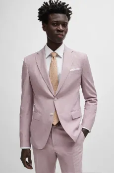 Мужской розовый пиджак Розовый 54 BOSS 50514605;606