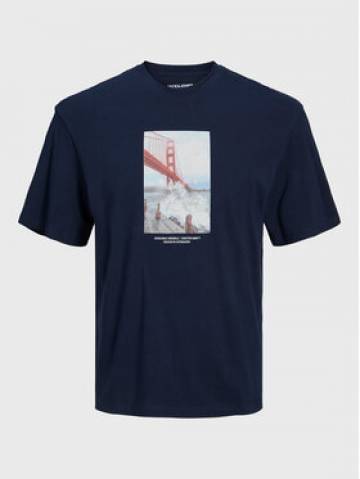 Jack&Jones Junior Футболка 12230626 Cиній Regular Fit Jack&Jones Junior Футболка 12230626 Cиній Regular Fit