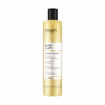 Шампунь Dikson DiksoPrime Super Curl Shampoo для вьющихся и волнистых волос, с авокадо и эластином, 300 мл Шампунь Dikson DiksoPrime Super Curl Shampoo для вьющихся и волнистых волос, с авокадо и эластином, 300 мл