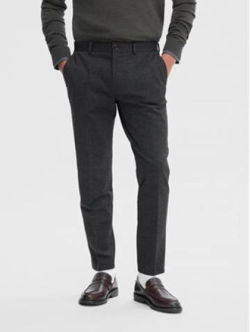 Selected Homme Штани з тканини 16092651 Сірий Slim Fit Selected Homme Штани з тканини 16092651 Сірий Slim Fit