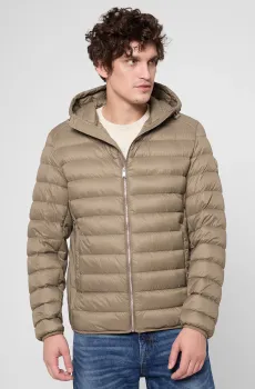 Мужской бежевый пуховик Бежевый 52 BOSS 50540450;245