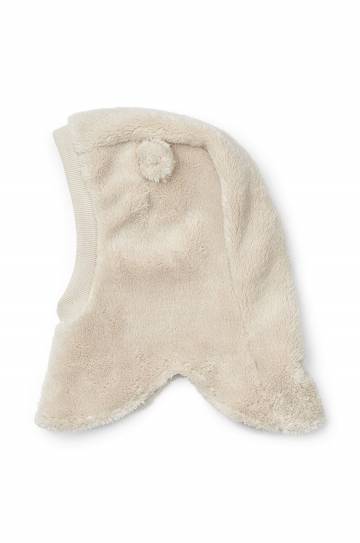 Детская шапка Liewood Giri Balaclava цвет бежевый LW19196