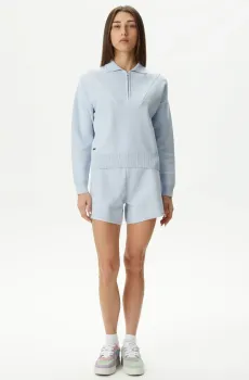 Женские голубые шорты Голубой 34 Lacoste GF0414J2G