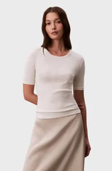 Женская белая футболка VARIGATED Белый L Calvin Klein LV044F211G