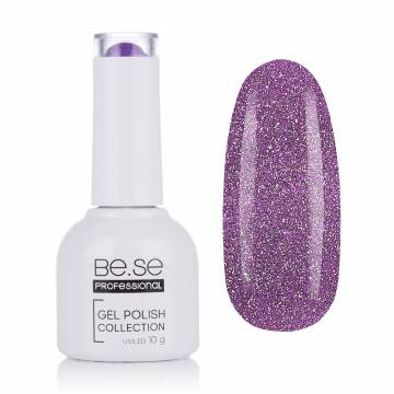 Гель-лак для ногтей Be.Se Professional Gel Polish Collection Diamond 54 Светоотражающий, фиолетовый, 10 г Гель-лак для ногтей Be.Se Professional Gel Polish Collection Diamond 54 Светоотражающий, фиолетовый, 10 г