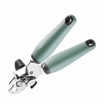 Консервный нож Ardesto Gemini из металла и серо-зеленой пластиковой ручкой (AR2110PG) Консервный нож Ardesto Gemini из металла и серо-зеленой пластиковой ручкой (AR2110PG)