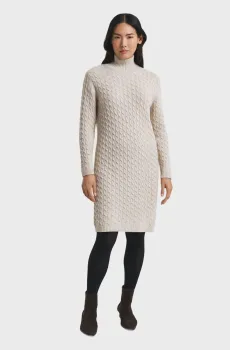 Женское белое платье CABLE Белый S Gant 4502092