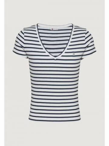 Tommy Jeans Футболка Essential DW0DW17385 Cиній Slim Fit Tommy Jeans Футболка Essential DW0DW17385 Cиній Slim Fit