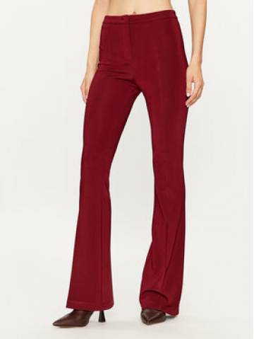 Pinko Штани з тканини Hulka 100054 A04I Бордовий Regular Fit Pinko Штани з тканини Hulka 100054 A04I Бордовий Regular Fit