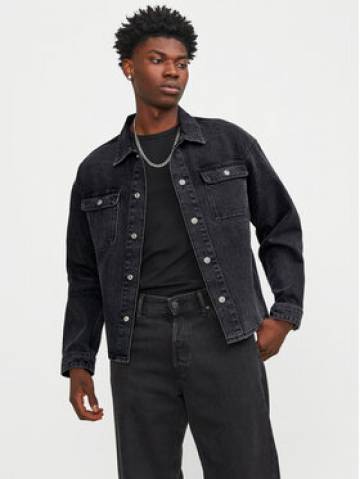 Jack&Jones Джинсова куртка Chase 12250089 Чорний Loose Fit Jack&Jones Джинсова куртка Chase 12250089 Чорний Loose Fit