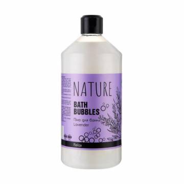 Расслабляющая пена для ванн Bioton Cosmetics Nature Bath Bubbles Лаванда, 900 мл Расслабляющая пена для ванн Bioton Cosmetics Nature Bath Bubbles Лаванда, 900 мл