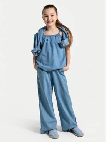Coccodrillo Штани з тканини WC4119101HGJ Голубий Relaxed Fit Coccodrillo Штани з тканини WC4119101HGJ Голубий Relaxed Fit