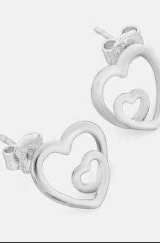 Серебряные серьги Tous