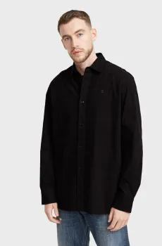 Мужская черная вельветовая рубашка Черный XL G-Star RAW D25196,D751