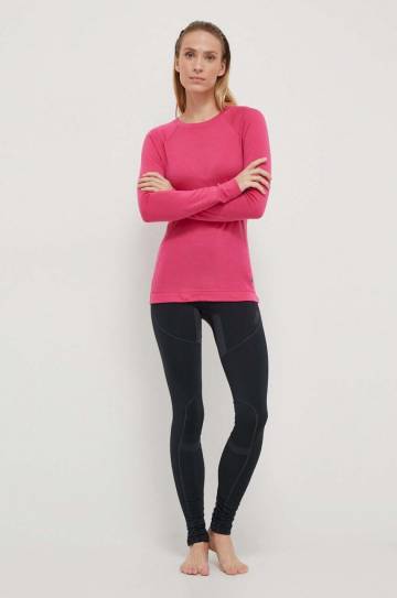 Функциональный лонгслив Smartwool Classic Thermal Merino цвет розовый Функциональный лонгслив Smartwool Classic Thermal Merino цвет розовый