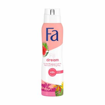 Антиперспирант-спрей Fa Fiji Dream 48h Ритмы островов, аромат арбуза и иланг-иланга, женский, 150 мл Антиперспирант-спрей Fa Fiji Dream 48h Ритмы островов, аромат арбуза и иланг-иланга, женский, 150 мл