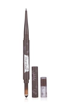Карандаш и гель для бровей GlamBee Brow Pencil & Gel 03, 0.6 г