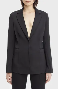 Женский черный жакет TECHNICAL KNIT Черный 40 Calvin Klein K20K205018