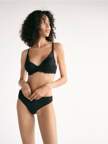 Reserved - LADIES` BRASSIERE - чорний - 145EZ-99X Reserved - LADIES` BRASSIERE - чорний - 145EZ-99X