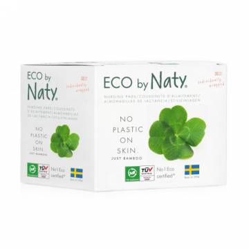 Лактационные прокладки для груди ECO by Naty, 30 шт Лактационные прокладки для груди ECO by Naty, 30 шт