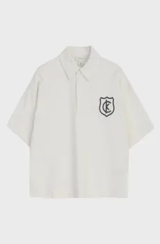 Женское белое поло SS RUGBY JERSEY Белый XS Calvin Klein Jeans LV047B209G