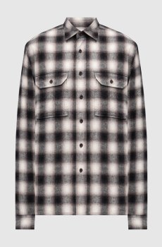 Рубашка в клетку из хлопка