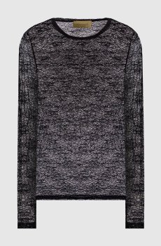 Черный топ WAINA из кружева