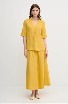 Льняная блузка United Colors of Benetton