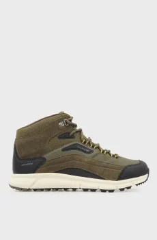 Мужские оливковые кожаные хайтопы CHUKKA RUNNER Оливковый 44 Tommy Hilfiger FM0FM06022