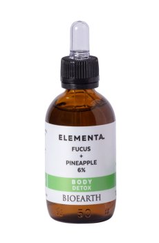 Уценка! Сыворотка для тела Bioearth Elementa Body Detox Fucus + Pineapple 6%, 50 мл