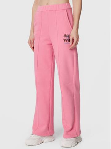 Femi Stories Спортивні штани Flare Рожевий Relaxed Fit Femi Stories Спортивні штани Flare Рожевий Relaxed Fit