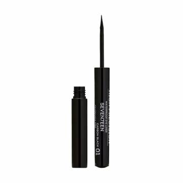Подводка для глаз Seventeen High Precision Waterproof Liquid Eye Liner, 01 Carbon Black, 1.8 мл Подводка для глаз Seventeen High Precision Waterproof Liquid Eye Liner, 01 Carbon Black, 1.8 мл