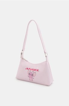 Маленька сумка на плече з ланцюжком Stitch - пастельний рожевий