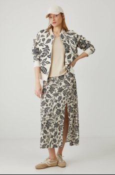 Юбка из смесового льна Medicine