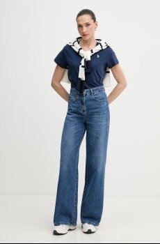 Хлопковая футболка U.S. Polo Assn. V-NECK