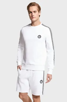 Мужской белый свитшот NEW EVERGREEN Белый S Michael Kors CS250QA5MF