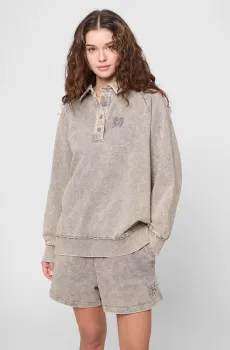 Женское серое поло Серый M PRPY PWSPPOLGOK0003