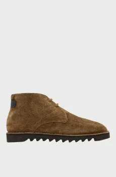 Мужские коричневые замшевые дезерты SLIX CHUKKA Коричневый 41 AllSaints M052FE