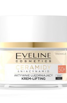 Активно укрепляющий крем-лифтинг Eveline Cosmetics Ceramidy & Niacynamid 50+, 50 мл