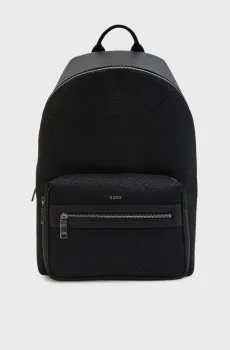 Мужской черный рюкзак Черный ONESIZE BOSS 50563715;002