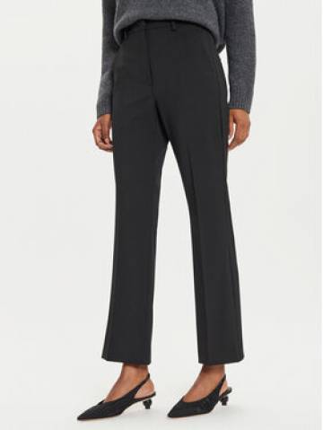 Weekend Max Mara Штани з тканини Estasi 2425136032 Чорний Straight Fit Weekend Max Mara Штани з тканини Estasi 2425136032 Чорний Straight Fit