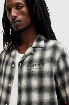 Хлопковая рубашка AllSaints UNDRGRND