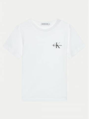 Calvin Klein Jeans Футболка Monogram IU0IU00624 D Білий Regular Fit Calvin Klein Jeans Футболка Monogram IU0IU00624 D Білий Regular Fit