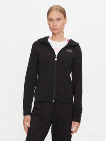 EA7 Emporio Armani Світшот 6DTM10 TJZEZ Чорний Regular Fit EA7 Emporio Armani Світшот 6DTM10 TJZEZ Чорний Regular Fit