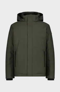 Мужская зеленая куртка JACKET SNAPS HOOD FEEL WARM Зеленый 54 CMP 34K0197-F905
