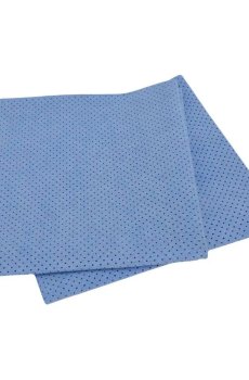 Салфетка из микрофибры, перфорированная, синяя, 30*30 см