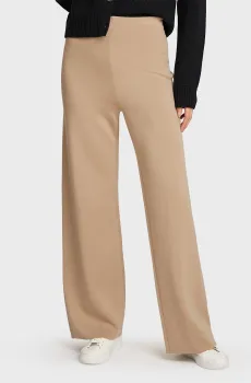 Женские бежевые шерстяные брюки DF WOOL BLEND STRAIGHT PANT Бежевый S Calvin Klein K20K207680