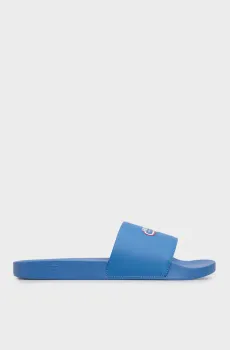Мужские синие слайдеры RWB HILFIGER OLY POOL SLIDE Синий 44 Tommy Hilfiger FM0FM05019