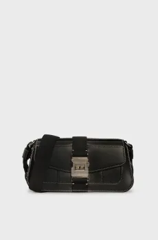 Женская черная сумка TJW UTILITY FLAP CROSSOVER Черный ONESIZE Tommy Jeans AW0AW16497