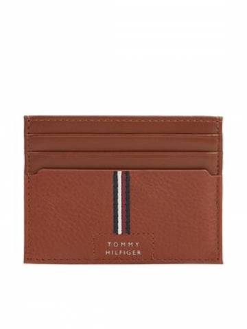 Tommy Hilfiger Чохол для кредиток Th Premium Leather Cc Holder AM0AM12186 Коричневий Tommy Hilfiger Чохол для кредиток Th Premium Leather Cc Holder AM0AM12186 Коричневий